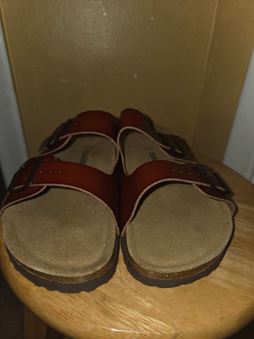 Comfort Buckle Sandals for Women - Brown